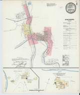 Deadwood, South Dakota Fire Insurance 1891 Sheet 1 - Old Town Map Reprint Wild West