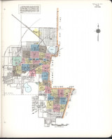 Amarillo, Texas Fire Insurance 1955 Sheet 0a - Old Town Map Reprint Wild West