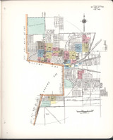 Amarillo, Texas Fire Insurance 1955 Sheet 0b - Old Town Map Reprint Wild West