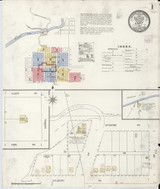 Cody, Wyoming Fire Insurance 1907 Sheet 1 - Old Town Map Reprint Wild West