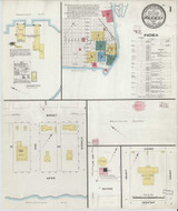 Apalachicola Florida 1909 - Fire Insurance Index - Old Map Reprint