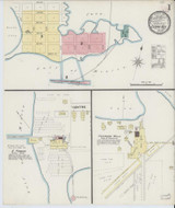 Cedar Key Florida 1890 - Fire Insurance Index - Old Map Reprint