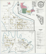 Cedar Key Florida 1920 - Fire Insurance Index - Old Map Reprint