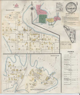 Cedar Key Florida 1933 - Fire Insurance Index - Old Map Reprint