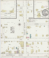 De Land Florida 1887 - Fire Insurance Index - Old Map Reprint