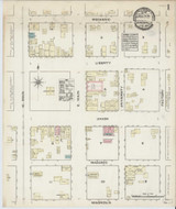 Gainesville Florida 1884 - Fire Insurance Index - Old Map Reprint