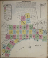 Jacksonville Florida 1897 - Fire Insurance Index - Old Map Reprint