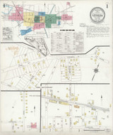 Leesburg Florida 1924 - Fire Insurance Index - Old Map Reprint