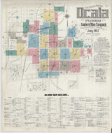 Ocala Florida 1912 - Fire Insurance Index - Old Map Reprint