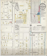 Pablo Beach Florida 1917 - Fire Insurance Index - Old Map Reprint