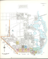 Saint Petersburg Florida 1952 V3 - Fire Insurance Index - Old Map Reprint