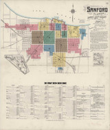 Sanford Florida 1922 - Fire Insurance Index - Old Map Reprint
