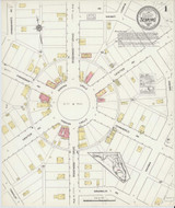 Sebring Florida 1917 - Fire Insurance Index - Old Map Reprint