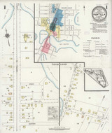 Umatilla Florida 1925 - Fire Insurance Index - Old Map Reprint