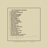 Church Statistics - Goochland Co. Virginia 1881 Old Town Map Custom Print