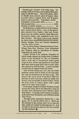 Description of Goochland County - Goochland Co. Virginia 1881 Old Town Map Custom Print
