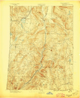Cornwall, CT 1893 (1896) USGS Old Topo Map Reprint 15x15 CT Quad 330990