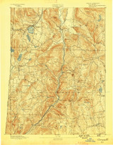 Cornwall, CT 1893 (1898) USGS Old Topo Map Reprint 15x15 CT Quad 330991