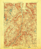 Cornwall, CT 1903 (1913) USGS Old Topo Map Reprint 15x15 CT Quad 330995