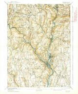 Derby, CT 1893 (1942) USGS Old Topo Map Reprint 15x15 CT Quad 331024