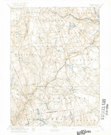 Gilead, CT 1892 (1922) USGS Old Topo Map Reprint 15x15 CT Quad 331029