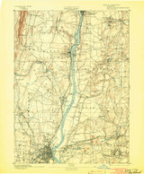 Hartford, CT 1892 (1903) USGS Old Topo Map Reprint 15x15 CT Quad 331050