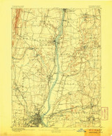 Hartford, CT 1892 (1906) USGS Old Topo Map Reprint 15x15 CT Quad 331051