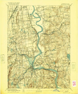Middletown, CT 1893 (1920) USGS Old Topo Map Reprint 15x15 CT Quad 331072