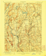 New Milford, CT 1904 (1908) USGS Old Topo Map Reprint 15x15 CT Quad 331116