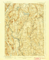 New Milford, CT 1904 (1941) USGS Old Topo Map Reprint 15x15 CT Quad 331121