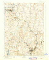 Norwich, CT 1892 (1925) USGS Old Topo Map Reprint 15x15 CT Quad 331143