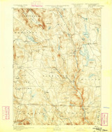 Sandisfield, MA 1893 (1893) USGS Old Topo Map Reprint 15x15 MA Quad 331154