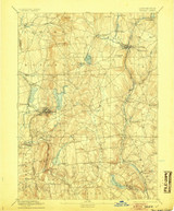 Tolland, CT 1892 (1905) USGS Old Topo Map Reprint 15x15 CT Quad 331180