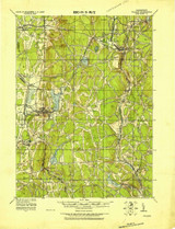 Tolland, CT 1921 (1921) USGS Old Topo Map Reprint 15x15 CT Quad 331183