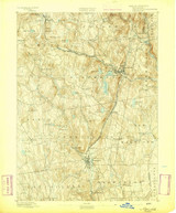 Winsted, CT 1892 (1892) USGS Old Topo Map Reprint 15x15 CT Quad 331192