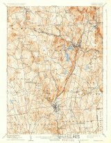 Winsted, Connecticut 1892 (1936) USGS Old Topo Map Reprint 15x15 CT Quad 461101 Winsted, Connecticut 1892 (1936) USGS Old Topo Map Reprint 15x15 CT Quad 461101