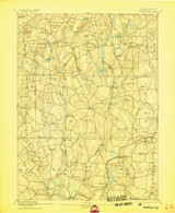 Woodstock, CT 1892 (1905) USGS Old Topo Map Reprint 15x15 CT Quad 331202
