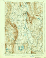 Sheffield, MA 1897 (1934) USGS Old Topo Map Reprint 15x15 MA Quad 353027