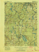 Webster, Massachusetts 1921 (1921) USGS Old Topo Map Reprint 15x15 CT Quad 353095