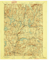 Carmel, NY 1894 (1898) USGS Old Topo Map Reprint 15x15 NY Quad 140437