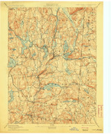 Carmel, NY 1894 (1909) USGS Old Topo Map Reprint 15x15 NY Quad 140441