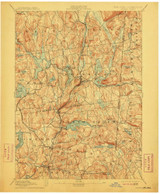 Carmel, NY 1894 (1911) USGS Old Topo Map Reprint 15x15 NY Quad 140442