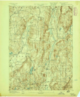 Clove, New York 1893 (1893) USGS Old Topo Map Reprint 15x15 CT Quad 140509