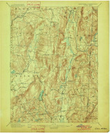 Clove, NY 1901 (1901) USGS Old Topo Map Reprint 15x15 NY Quad 140514
