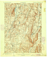 Millbrook, New York 1902 (1904) USGS Old Topo Map Reprint 15x15 CT Quad 144177