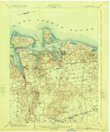 Northport, NY 1903 (1924) USGS Old Topo Map Reprint 15x15 NY Quad 144145