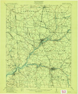 Seaford, Delaware 1915 (1915) USGS Old Topo Map Reprint 15x15 DE Quad 255781