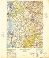 Salem, New Jersey 1948 (1958) USGS Old Topo Map Reprint 15x15 DE Quad 255359
