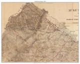 North River District - Augusta Co. Virginia 1870 Old Town Map Custom Print North River District - Augusta Co. Virginia 1870 Old Town Map Custom Print