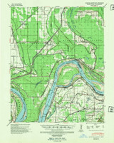 Bayouville, Missouri 1939 (1942) USGS Old Topo Map Reprint 15x15 TN Quad 324701 Bayouville, Missouri 1939 (1942) USGS Old Topo Map Reprint 15x15 TN Quad 324701